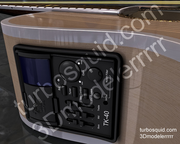 3d acoustic guitar g series - Acoustic Guitar G Series Concept by 3Dmodelerrrrr